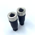 2Pcs M12 4 Pin Female Circular Connector, A Code Industrial Circular Connector IP67 Waterproof Field Assembly Wireable Sensor Straight Type Unshiled Adapter for PG7 Cable 250V 4A AC/DC
