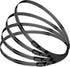 BOTTEN 4pcs Stainless Steel Hose Clamp, 4-5 Inch (105-127mm) Adjustable Worm Gear Assortment Kit