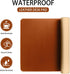 glodentai 25in*13in) Leather Desk pad Protector, Office Mat, Large Mouse Mat, Non-Slip PU Leather Blotter, Laptop Desk