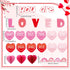 TaoBary 85 Pcs Valentine's Day Bulletin Board Set 3D Heart Honeycomb Owl Love Truck Bulletin Board Cutouts Valentine's Day Classroom Decorations for School Home Party Supplies(Vibrant) by TaoBary