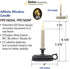 FPC1625A Battery Window Candle Dynamic Flicker Warm White Flame Sensor ON Timer Off