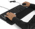 GRIFITI Fat Wrist Pad 24" x 4" x 0.75" Inch - Ergonomic Mousepad Support for Keyboards, Mouse, Trackball