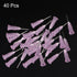uxcell Industrial Blunt Tip Dispensing Needle with Luer Lock, 18G 1/2", 40 Pcs Pink for Liquid Glue Gun