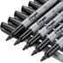 LAZGOL 240 Pack Permanent Markers Bulk, Fine Tip Black Permanent Markers, Waterproof Markers, Premium Smear Proof Pens