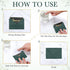 Yahenda 200 Count Mini Gift Card Envelopes, Bulk Wedding Pocket Small Paper Sleeves, 4 x 2.7 Inch (Green)