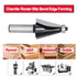 1/2 15 2-Flute Chamfer Router Bit Shank, Degree Carbide Chamfer Cut, Edge Forming Bevel Router Bit, Chamfer Bit Miter