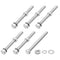 Hex Head Screws Bolts, Nuts, Flat & Lock Washers Kits (M10-1.5x120mm) Stainless Steel Machine Screws Set