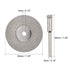 uxcell 10 Pcs Diamond Cutting Wheels, 30mm Cut Off Wheel with 2 Pcs Mandrels for Rotary Tool