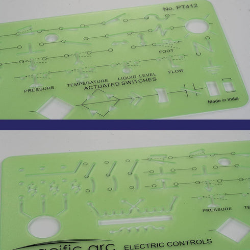 Pacific Arc Electrical Controls Template Guide, Standard Symbols for Machinery and Automation Circuits