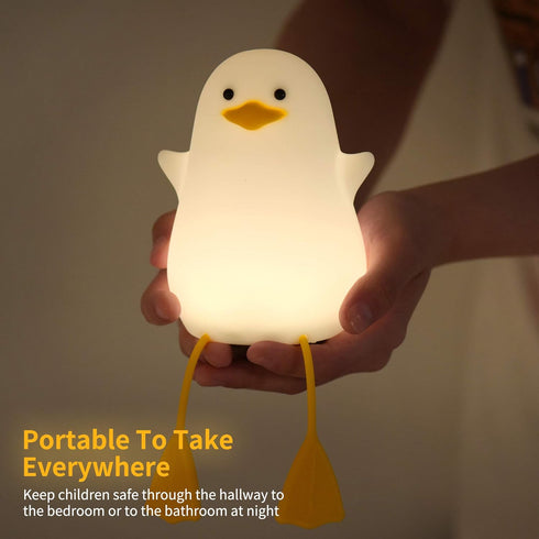 YuanDian Cute Duck Night Light, Gifts for Women Teen Girls Baby,Night Lights for Kids Bedroom Kawaii Room Decor, Cute