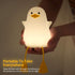 YuanDian Cute Duck Night Light, Gifts for Women Teen Girls Baby,Night Lights for Kids Bedroom Kawaii Room Decor, Cute