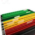 JIKIOU 210pcs Hanging File Folder Tabs with 210pcs Blank 2inch Inserts for Quick Identification of Hanging Files