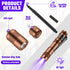 Tegeme 8 Set 4 4 Pcs Black Light Markers Invisible Ink Pen Mini UV Flashlights Invisible Ink Marker Disappearing Pen