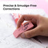 BAZIC Pink Eraser, Latex Free Bevel Erasers, Large Block Erasers for Art Drawing, School Office Kids Teachers (4/Pack)