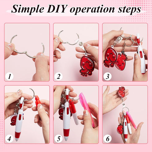 54 2026 Henoyso Pcs Nurse Badge Reel with Mini Highlighter Pens Bulk Nursing Week Appreciation Gifts Retractable Badge
