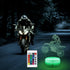 xiyumygs 3D Motorcycle Night Light, LED Illusion Lamp with Color Changing Base, Motocross Dirt Bike Desk Lamp, Room