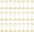 TecUnite Gold Table Number Holder, 3.35 Inch Wire Place Card Holder for Wedding Reception, 24 Pieces