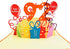 iGifts And Cards Happy 92nd Birthday 3D Pop Up Greeting Card – Unique Celebration with Balloons and Gifts