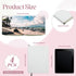 Zonon 4 Pcs Sublimation Journal Blank Notebooks, A6 A5 A4, 190 Pages Thick Faux Leather for Office Supplies