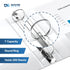 Davis Group Easyview Junior Binder, 1-Inch Mini Clear-View 3-Ring Binder, White, 8.5"x5.5", Made in Canada for School,