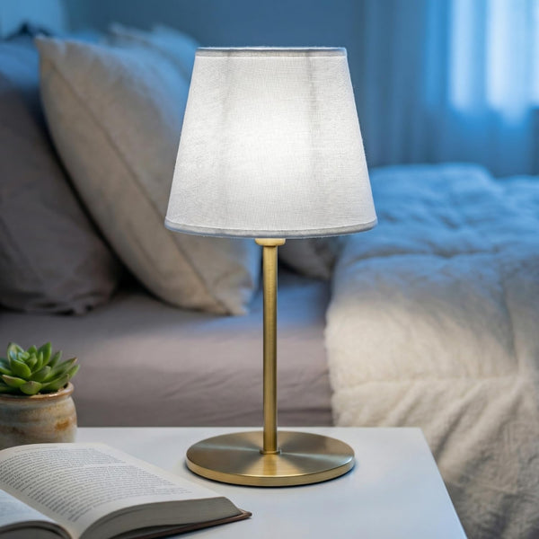 Cordless Table Lamp, Adjustable Height Battery Operated Desk Lamp with Remote, 5000mAh