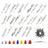 500Pcs Connector Pins Kit, Car Electrical Wire Terminal Pins, Non-Insulated Plug Removal Male Female Crimp Pins