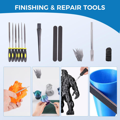 3D 36 3D Set, Sovol Printer Tools Kit, PCS Printer Accessories with Deburring Tool, Digital Caliper, Art Knife Removal