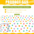 Zonon 65 Feet Bulletin Board Border Decorative Straight Wavy Rolled Border Trim Borders Classroom Back to School Decor(Pastel Polka Dots) by Zonon