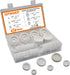 ISPINNER 52pcs Rubber Grommet, Double Sided Round Rubber Hole Plug, Drill Hole Sizes 5/8" to 1-1/2" (White)