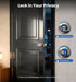 Set 2-Pack, Veise Keys Alike Door Knob Bedroom Door Lock with Keys, Heavy-Duty Rust-Proof Construction, Door Handle