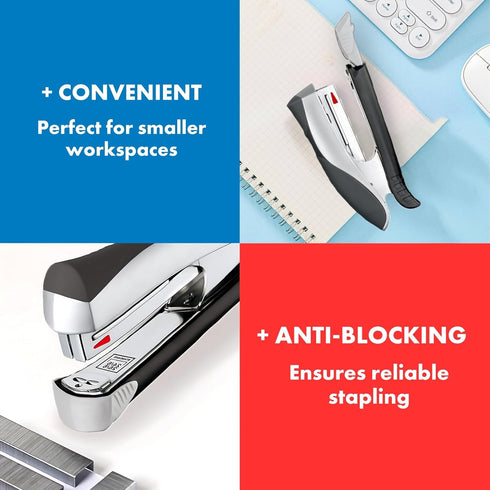 Maped Ergologic Half Strip Stapler, Compact and Portable Design