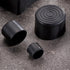 Wvapzwr 16Pcs 1 Inch (25mm) Round Rubber Chair Leg Tips Caps, Chair Table Leg Covers Floor Protectors, Chair Leg End