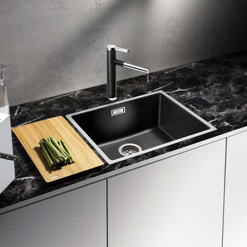 Black Marble Paper Granite Wallpaper, 17.7" X 196" Peel and Stick Self Adhesive Thickening for Kitchen, Bathroom,