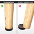 Yelanon Non Slip Furniture Pads - 36 pcs 1’’ Furniture Grippers, Self Adhesive Rubber Feet for Hardwood Floor.