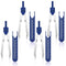 EKG Caliper ECG Calipers Measuring Tool with Ruler for Electrocardiogram Drafting, Blue, 4 Pieces