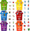 Crtiin 66 Pcs Earth Day Learn to Recycle Activity Set for Kids Classroom Bulletin Board Educational Learning Activities