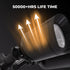 16W 1900LM, IP65 (1 Pack) LED Flood Lights Outdoor, Waterproof Dusk to Dawn Dual Head Security Lights, Exterior Wall