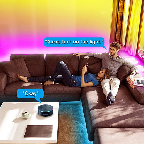 150 DAYBETTER Smart WiFi Led Lights for Bedroom ft, Tuya App Controlled Led Strip Lights, Compatible with Alexa