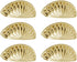 COOLHOOD 6Pcs Drawer Pulls Zincs Alloy Dressers Knob Cupboard Handle Modern Furniture Handle