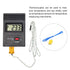 MECCANIXITY 5pcs K Type Thermocouple Mini Connector Temperature Sensor Probes, Blue, -50 to 260°C