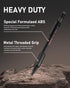 Nicpro 0.9 Metal Mechanical Pencil Set with Case, 3PCS Heavy Duty MP2000 Lead Pencil with 6 Tube HB Lead Refills