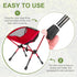 8Pcs 0.71 Inch uxcell Camping Chair Foot Covers, Plastic Table Legs Feet Covers Furniture Floor Protector for Outdoor