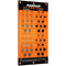 Thread Checker with All-Metal Board, Nut & Bolt Thread Gauge for Standard and Metric Sizes, Wall-Mountable