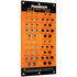 Thread Checker with All-Metal Board, Nut & Bolt Thread Gauge for Standard and Metric Sizes, Wall-Mountable