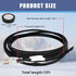12FT Pipe Heating Cable - Heat Tape for Water Pipe Freeze Protection, 120V De-Icing Cable