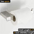 RANDOM Toilet Paper Holder - Polished Chrome Square Bathroom Hardware Accessories, SUS 304 Stainless Steel Wall Mount