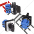 APIELE Universal Rotary Cam Selector Switch, 3 Position 440V, 20A 8 Terminal
