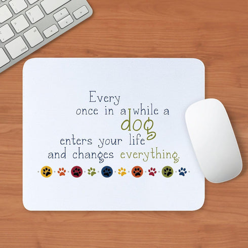 CafePress 9.25"x7.75" Changes Everything Non-Slip Gaming Mousepad