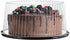 10 11" 5 2-3 - Plastic Disposable Cake Containers Carriers with Dome Lids and Cake Boards | Round Cake Carriers