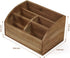 Wooden Desk Organizer - Solid Wood Pen Holder for Desktop, No Assembly Needed, Home Office Supplies Storage